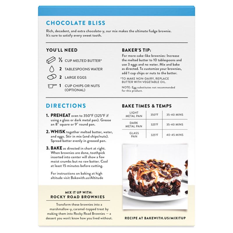 King Arthur Baking Company Gluten Free Ultimate Fudge Brownie Mix, 17 oz