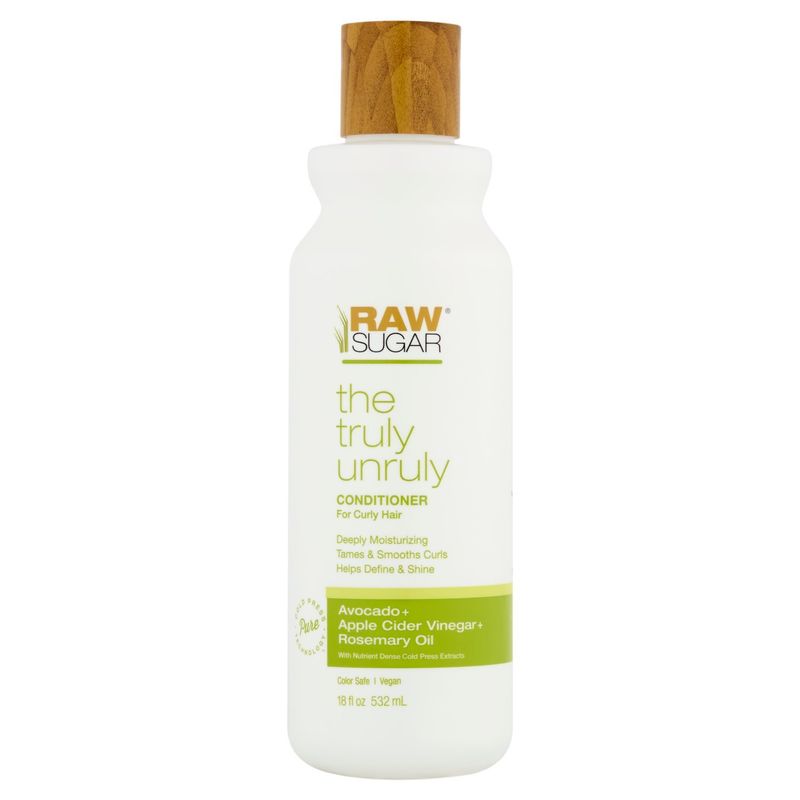 Raw Sugar The Truly Unruly Conditioner for Curly Hair, 18 fl oz