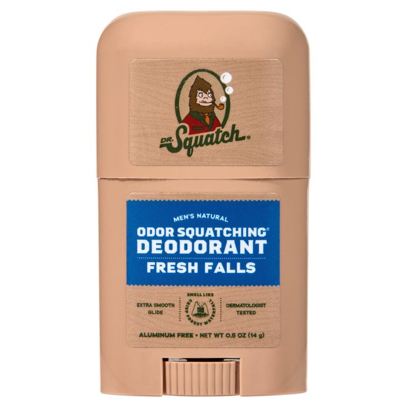 Dr. Squatch Fresh Falls Men's Natural Odor Squatching Deodorant, 0.5 oz