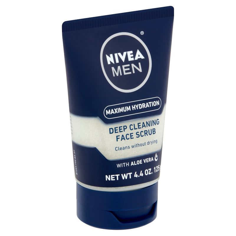 Nivea Men Maximum Hydration Deep Cleaning Face Scrub, 4.4 oz
