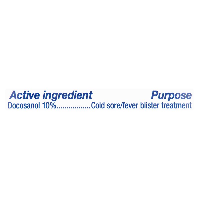 Abreva Cold Sore Treatment Cream, 0.07 oz
