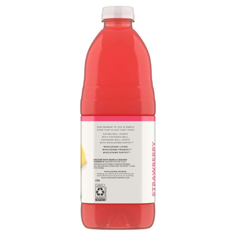 Wholesome Pantry Organic Strawberry Lemonade, 64 fl oz