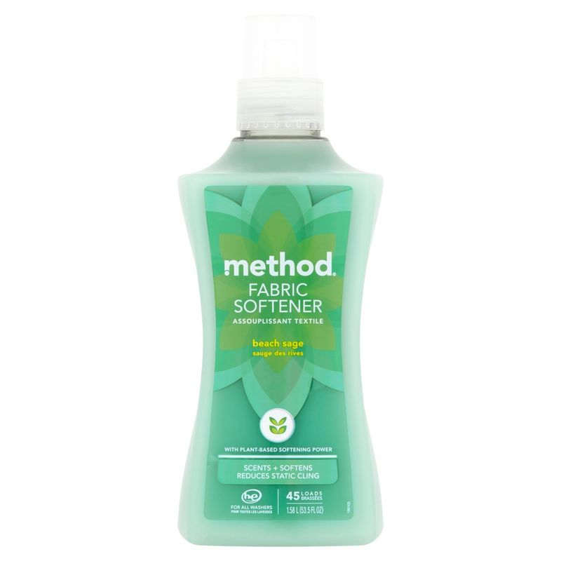 Method Beach Sage Fabric Softener, 45 loads, 53.5 fl oz