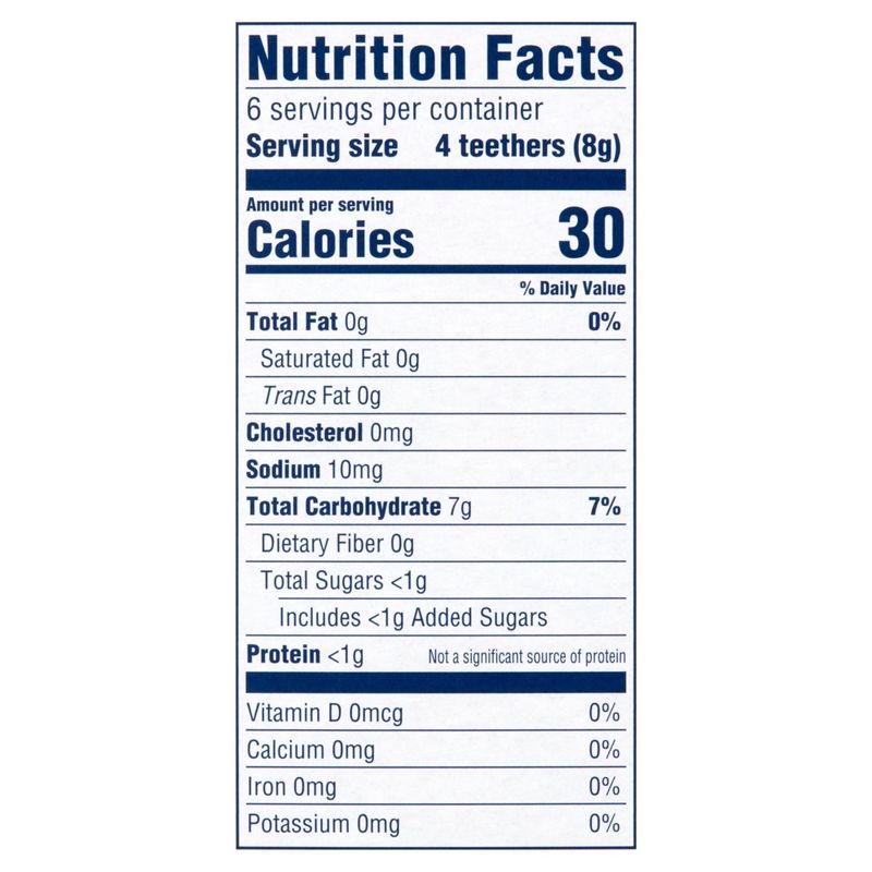 Bowl &amp; Basket Baby Blueberry Gentle Teething Wafers, 6+ Months, 24 count, 1.76 oz
