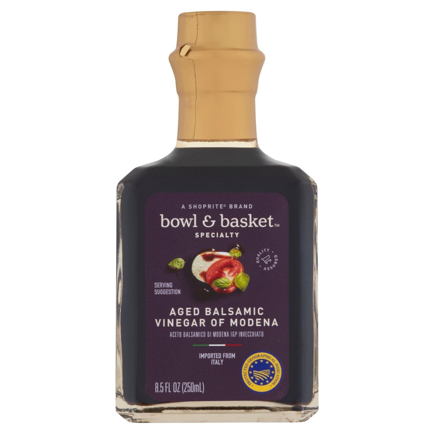 Bowl &amp; Basket Specialty Aged Balsamic Vinegar of Modena, 8.5 fl oz