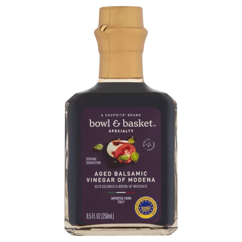 Bowl &amp; Basket Specialty Aged Balsamic Vinegar of Modena, 8.5 fl oz