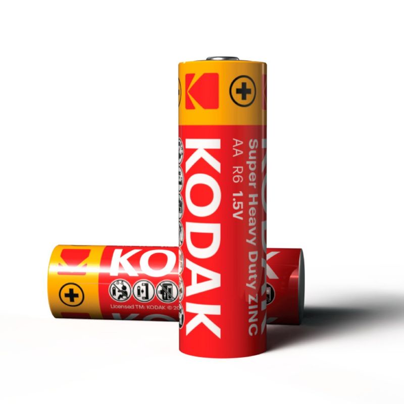Kodak AA 1.5V Super Heavy Duty Zinc Batteries, 20 count