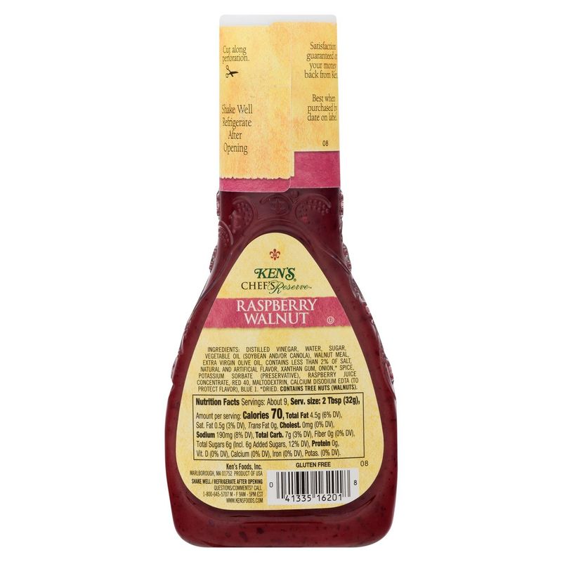 Ken's Steak House Raspberry Walnut Dressing, 9 fl oz