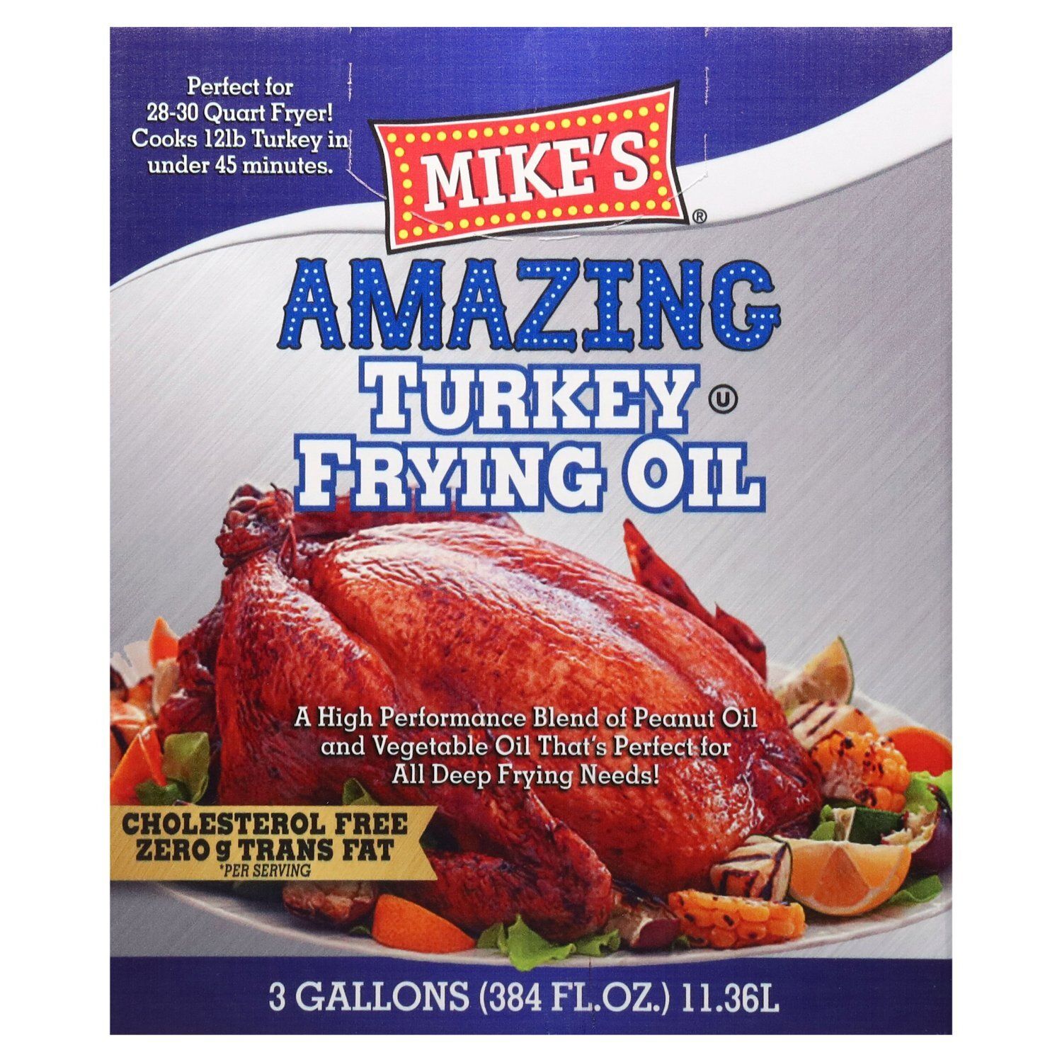 Mike's Amazing Turkey Frying Oil, 3 gallons