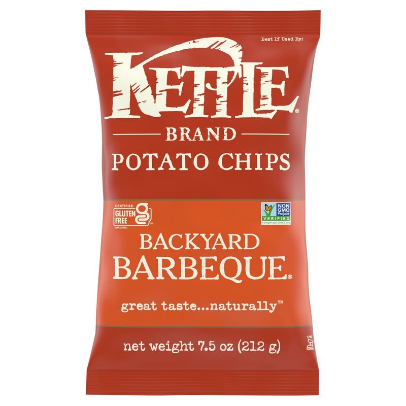 Kettle Brand Backyard Barbeque Potato Chips, 7.5 oz