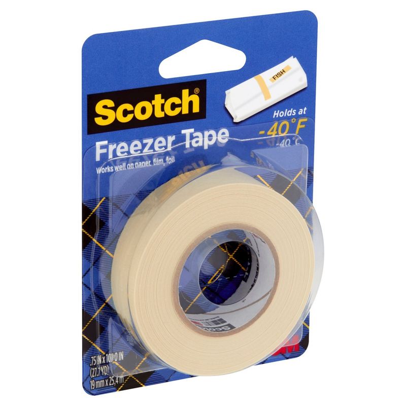 Scotch® Freezer Tape, 0.75 in. x 1000 in., 1 Roll/Pack