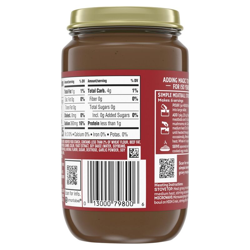 Heinz HomeStyle Beef Gravy, 12 oz