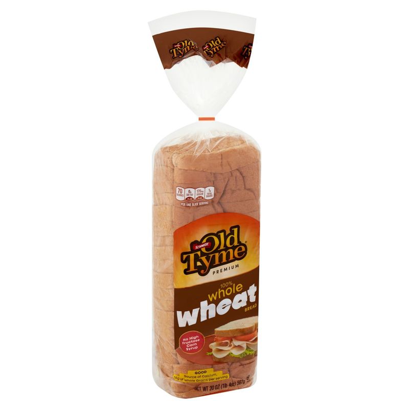 Schmidt Old Tyme Premium 100% Whole Wheat Bread, 20 oz