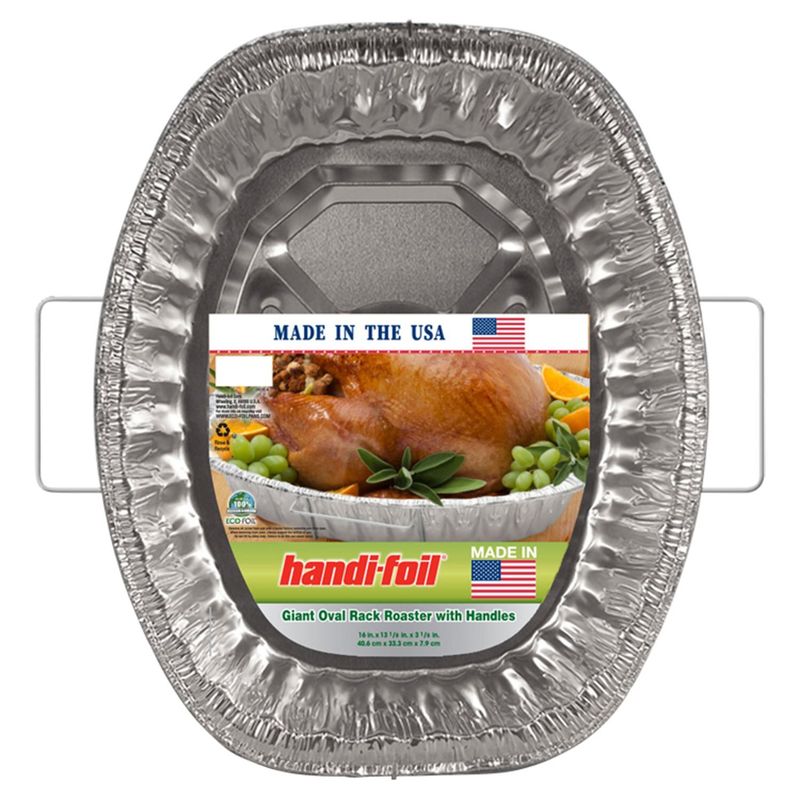 Handi Foil Giant Oval Rack Roaster with Handles