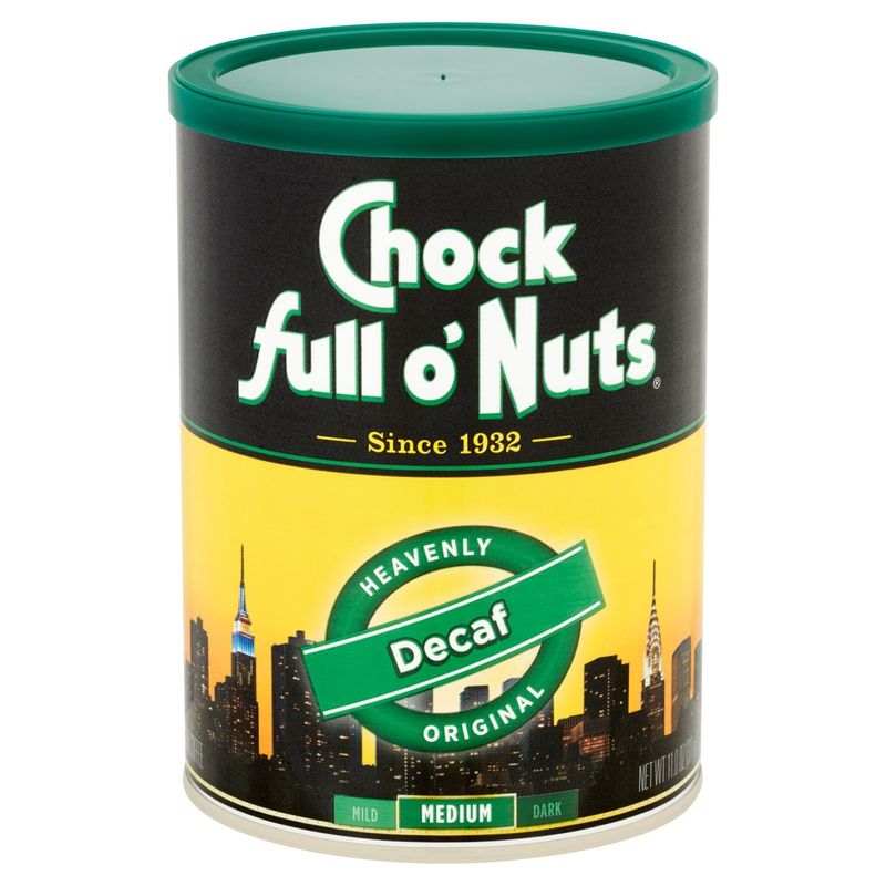 Chock full o'Nuts Heavenly Original Medium Decaf Ground Coffee, 11.0 oz