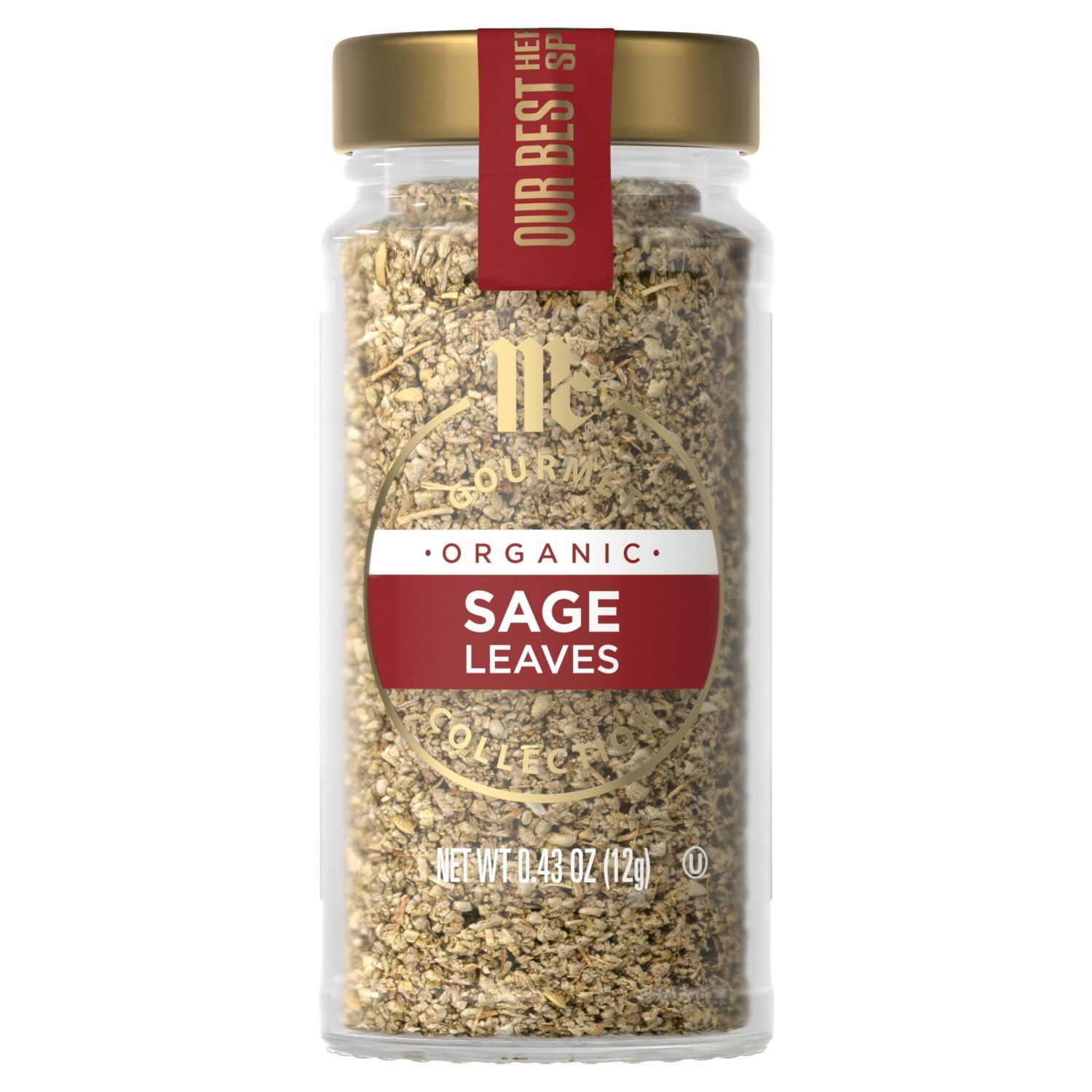 McCormick Gourmet Collection Organic Sage Leaves, 0.43 oz