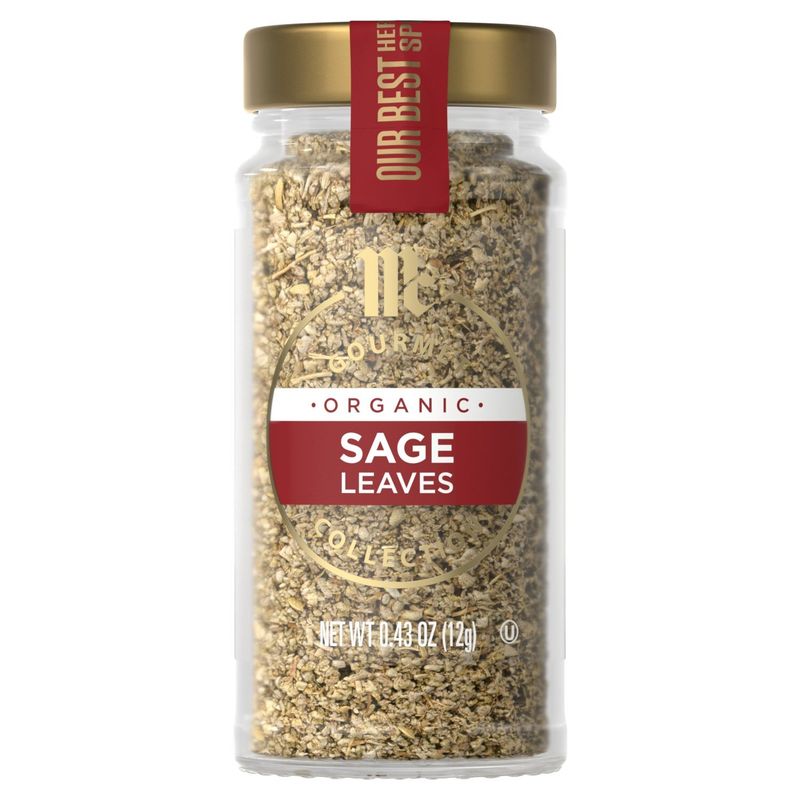 McCormick Gourmet Collection Organic Sage Leaves, 0.43 oz