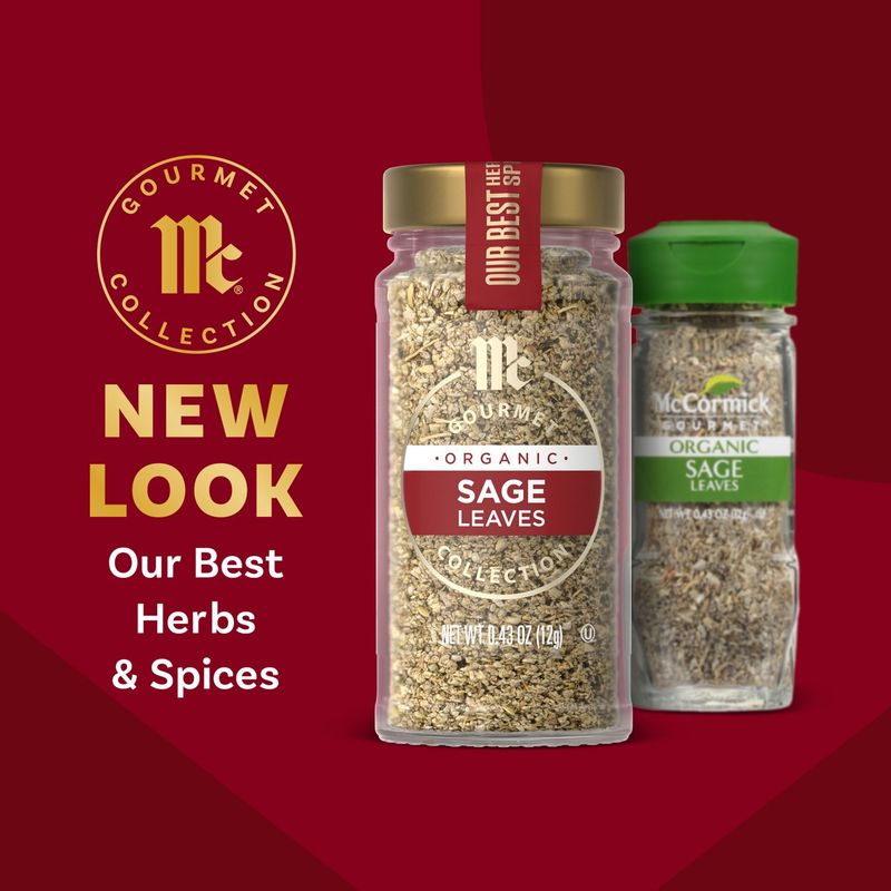 McCormick Gourmet Collection Organic Sage Leaves, 0.43 oz