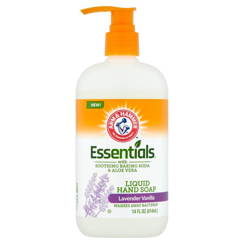 Arm &amp; Hammer Essentials Lavender Vanilla Liquid Hand Soap, 14 fl oz