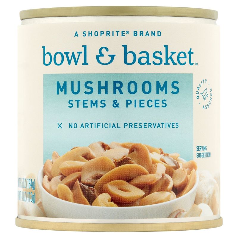 Bowl &amp; Basket Stems &amp; Pieces Mushrooms, 6.5 oz