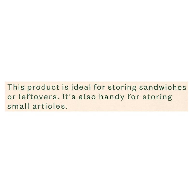 Paperbird Double Zipper Seal Sandwich Bags, 180 count