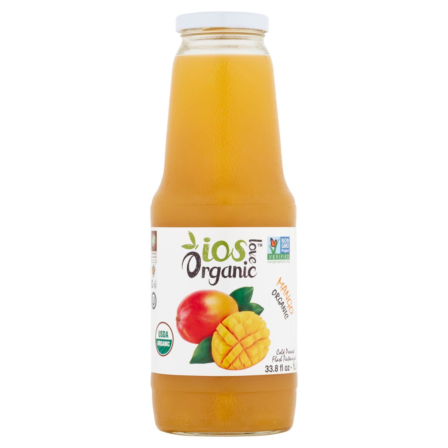 IOS Love Organic Organic Mango Juice, 33.8 fl oz