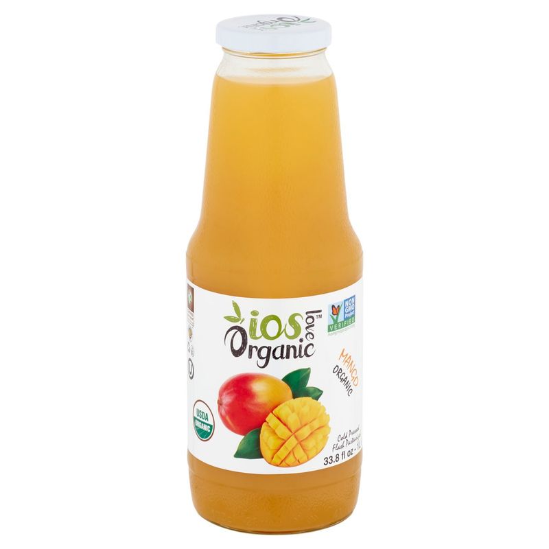 IOS Love Organic Organic Mango Juice, 33.8 fl oz