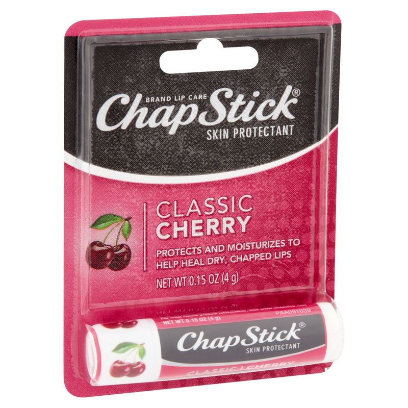ChapStick Skin Protectant Classic Cherry Lip Balm, 0.15 oz