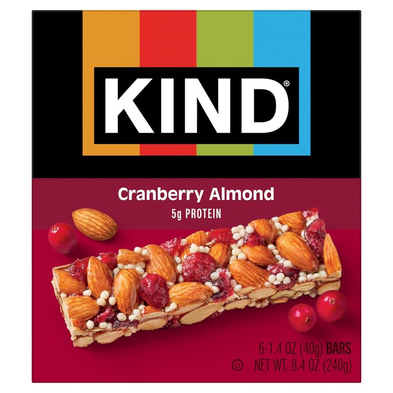 Kind Cranberry Almond Bars, 1.4 oz, 6 count