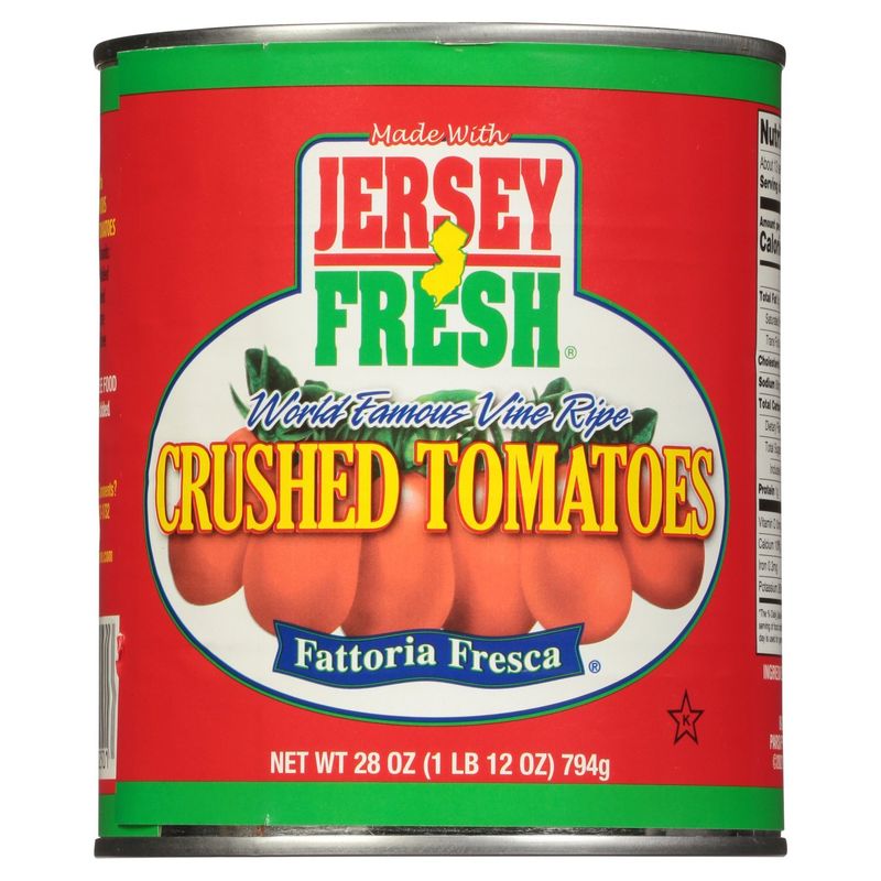 Jersey Fresh Fattoria Fresca Crushed Tomatoes, 28 oz