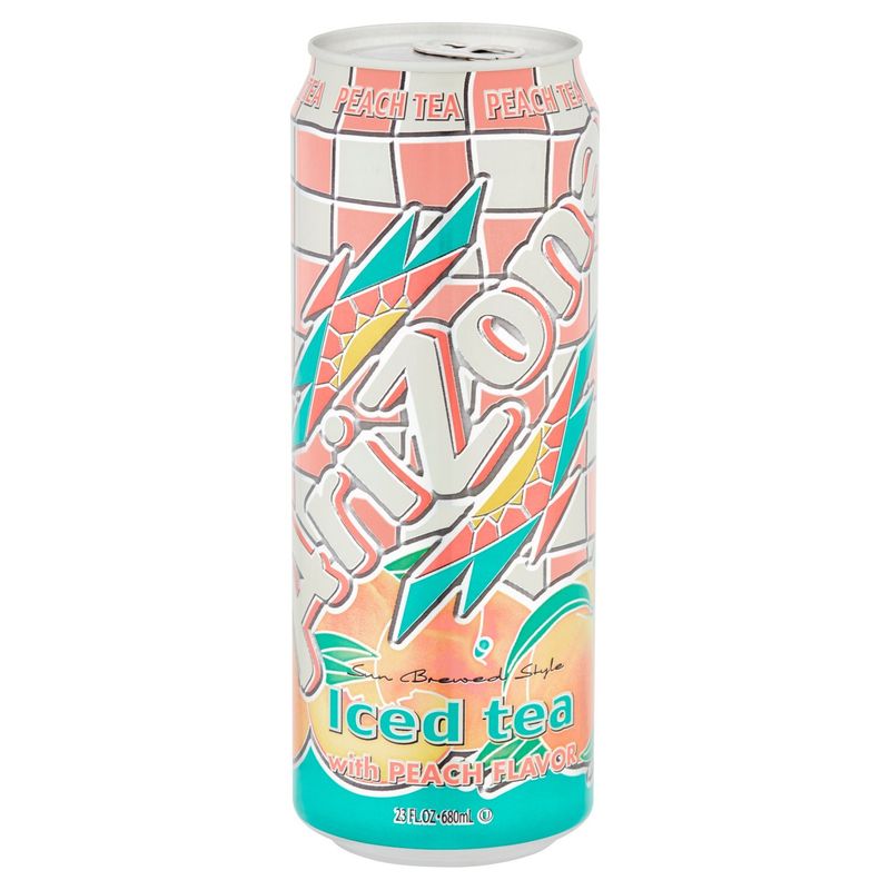 AriZona Iced Tea with Peach Flavor, 23 fl oz