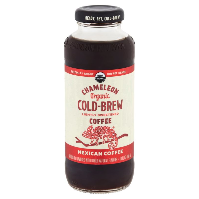 Chameleon Cold-Brew Organic Lightly Sweetened Mexican Coffee, 10 fl oz