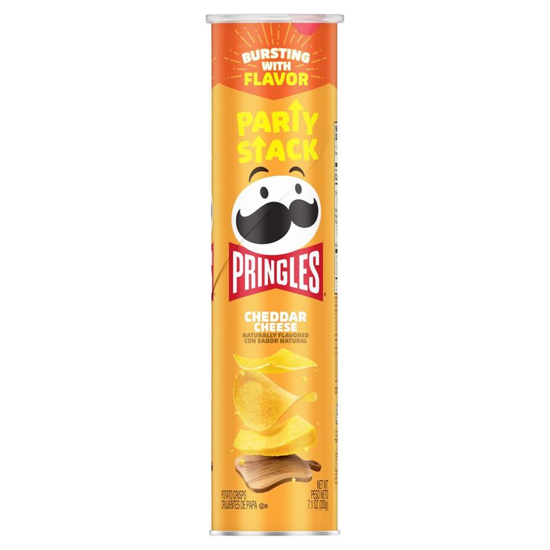 Pringles Cheddar Cheese Potato Crisps, 7.1 oz