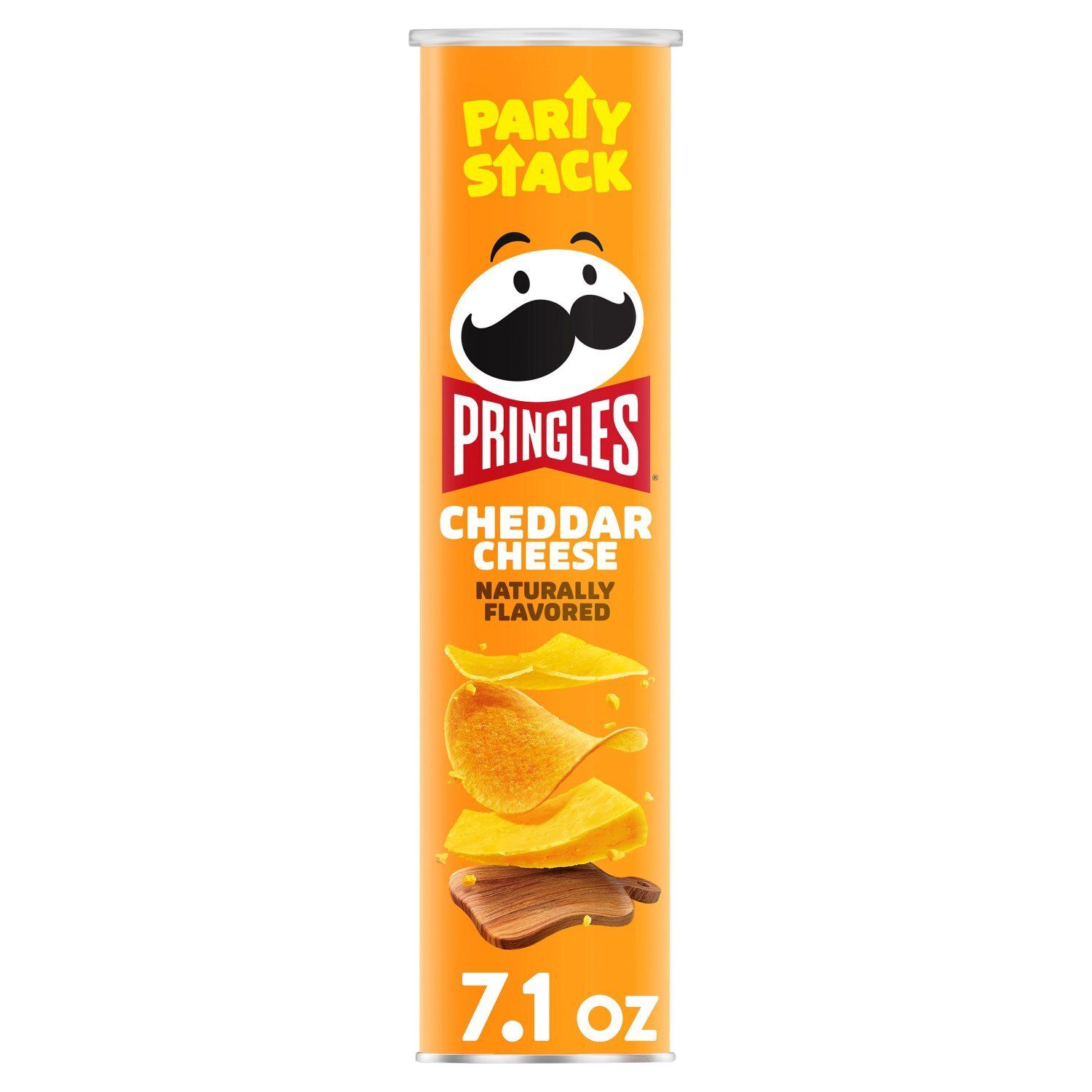 Pringles Cheddar Cheese Potato Crisps, 7.1 oz