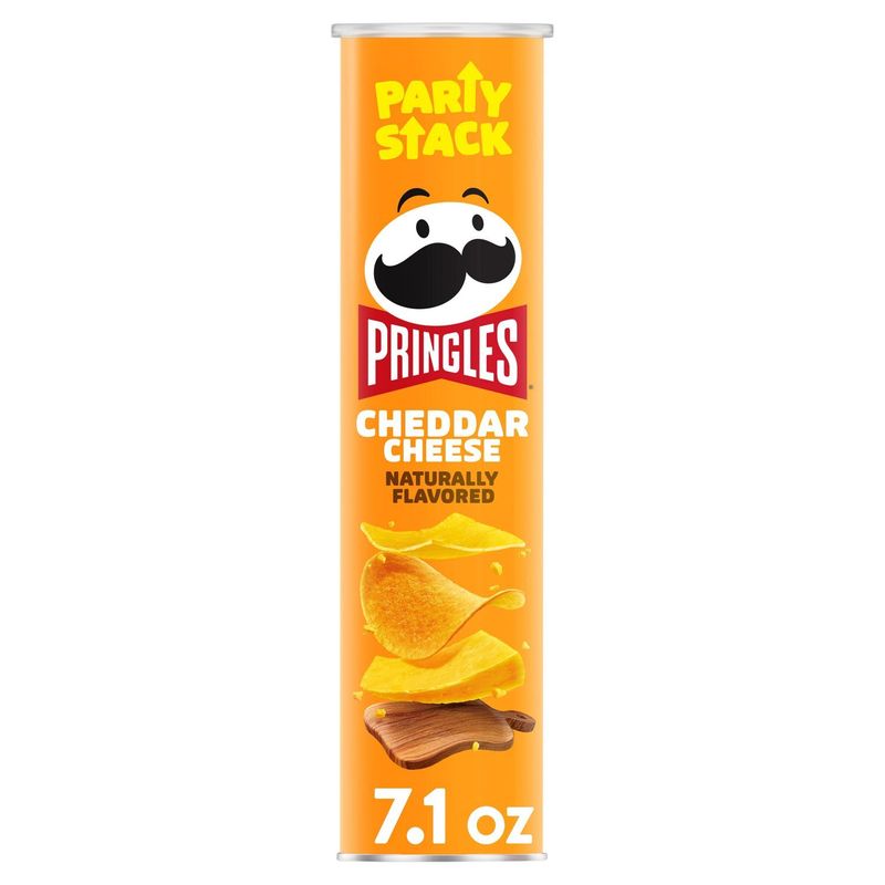 Pringles Cheddar Cheese Potato Crisps, 7.1 oz