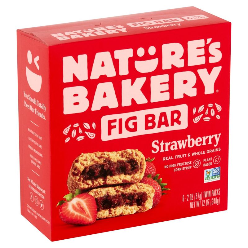 Nature's Bakery Strawberry Fig Bar, 2 oz, 6 count