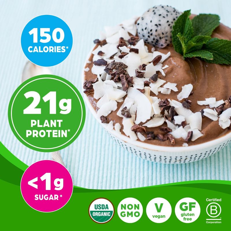 Orgain Organic Protein Creamy Chocolate Fudge Flavored Protein Powder, 16.3 oz
