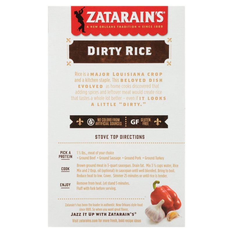 Zatarain's One Pot Dirty Rice Family Size, 12 oz