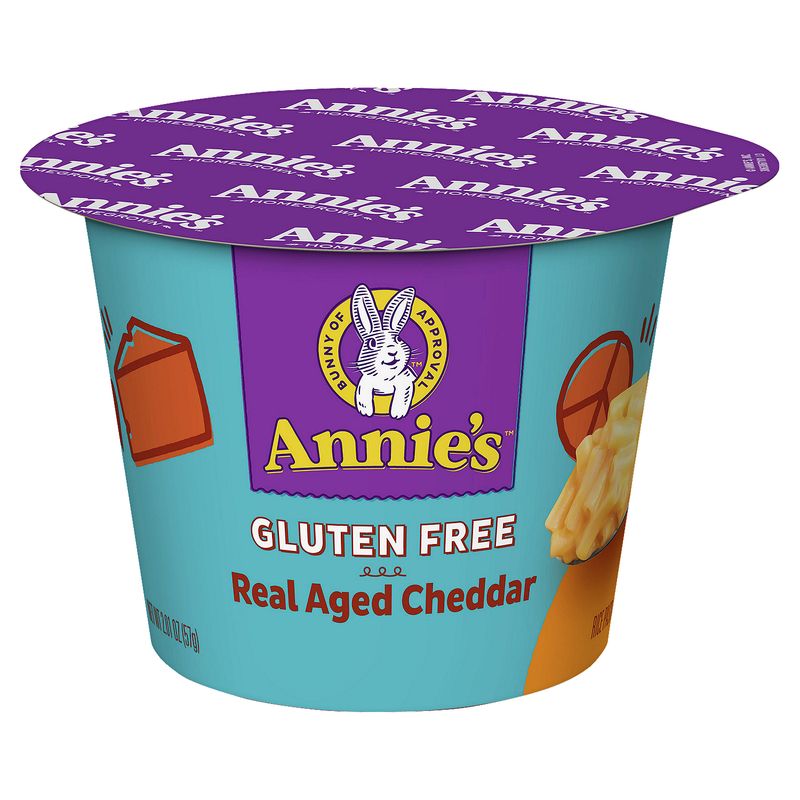 Annie's Gluten Free Real Aged Cheddar Rice Pasta &amp; Cheese, 2.01 oz