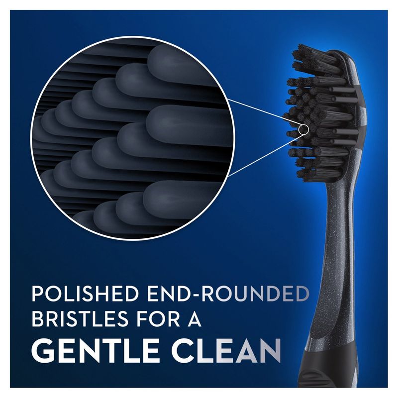 Oral-B Charcoal Soft Toothbrushes 4x Extra Value Pack, 4 count