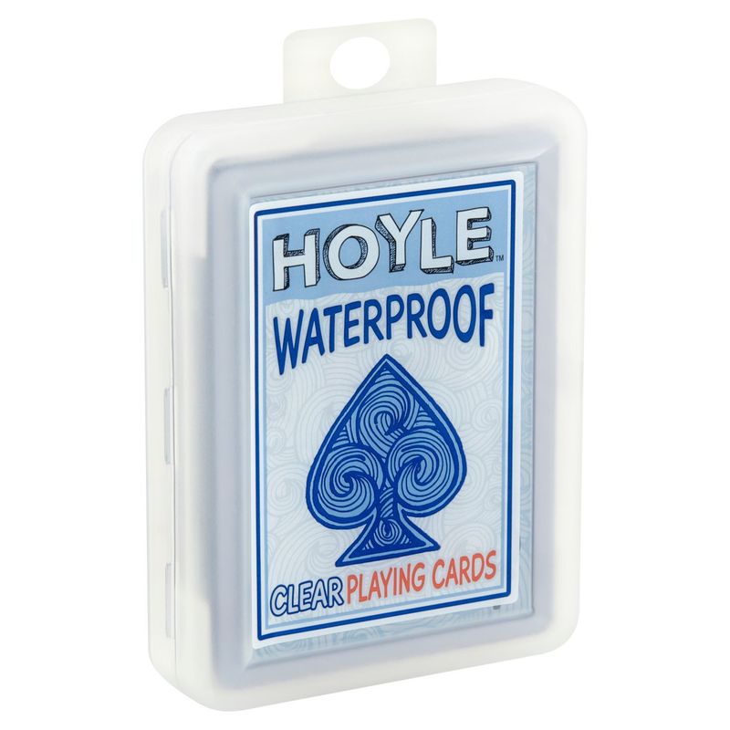 Hoyle Waterproof Clear Playing Cards