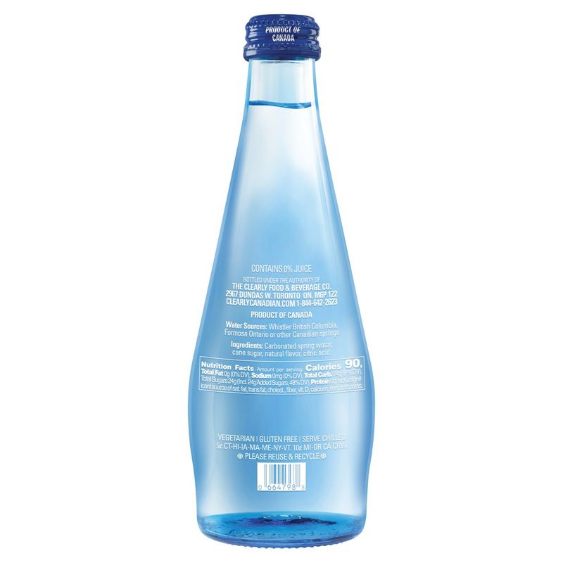 Clearly Canadian Orchard Peach Sparkling Water Beverage, 11 fl oz