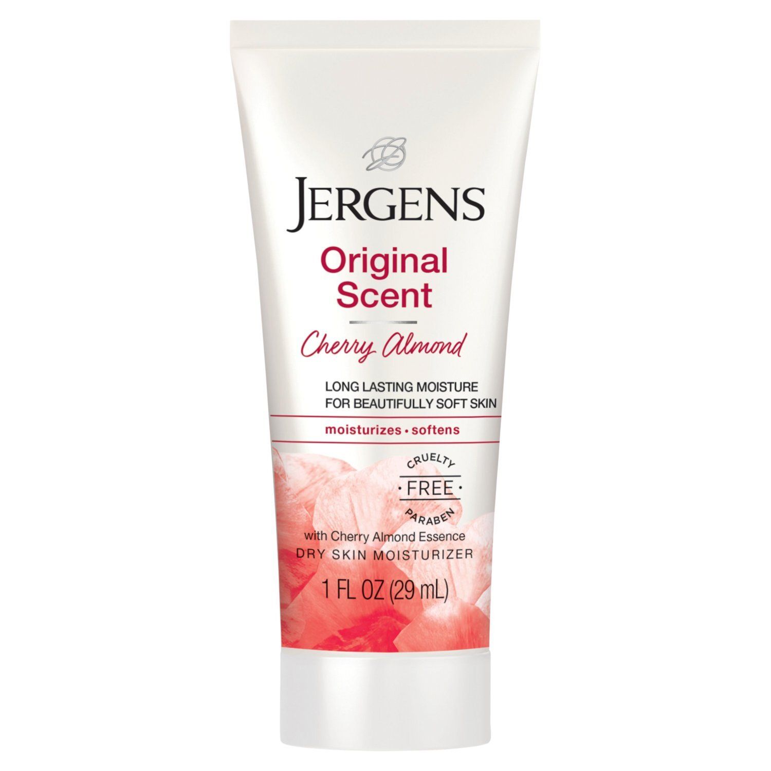 Jergens Original Scent Cherry Almond Dry Skin Moisturizer, 1 fl oz