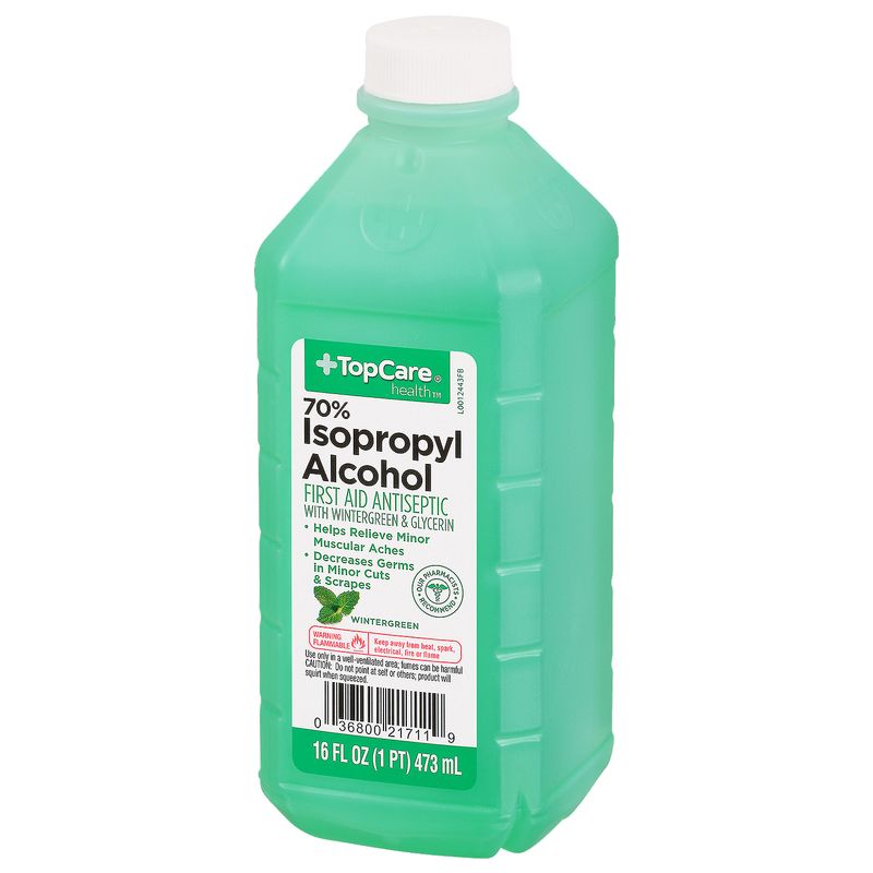 TopCare 70% Isopropyl Alcohol Wintergreen, 16 fl oz