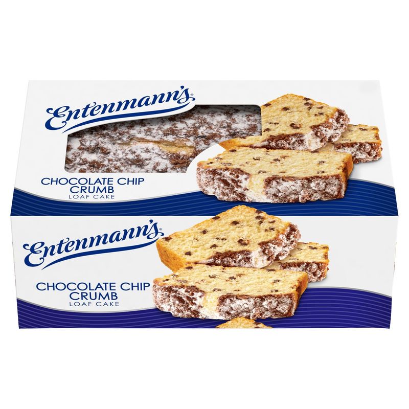 Entenmann's Chocolate Chip Crumb Loaf Cake, 13.5 oz