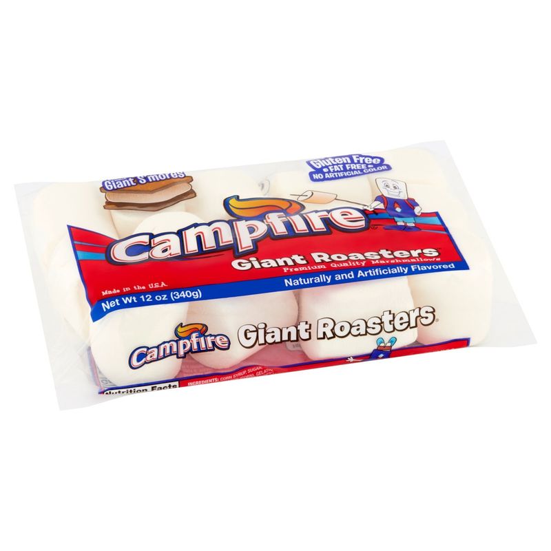 Campfire Giant Roasters Premium Quality Marshmallows, 12 oz