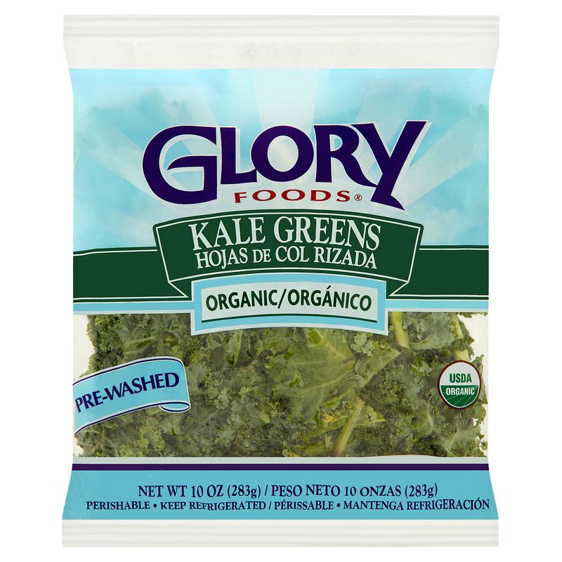 Glory Foods Organic Kale Greens, 10 oz bag