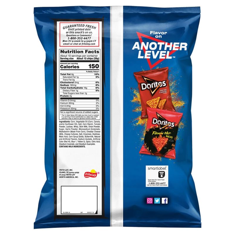 Doritos Cool Ranch Flavored Tortilla Chips, 9 3/4 oz
