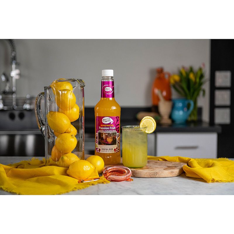 Master of Mixes Handcrafted Passion Fruit Daiquiri &amp; Margarita Cocktail Mixer, 33.8 fl oz