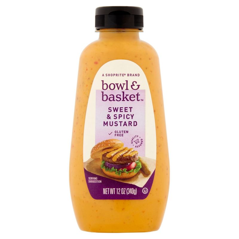Bowl &amp; Basket Sweet &amp; Spicy Mustard, 12 oz